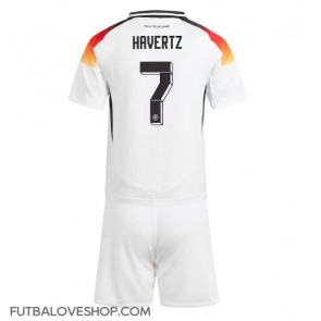 Dres Nemecko Kai Havertz #7 Domáci pre deti ME 2024 Krátky Rukáv (+ trenírky)